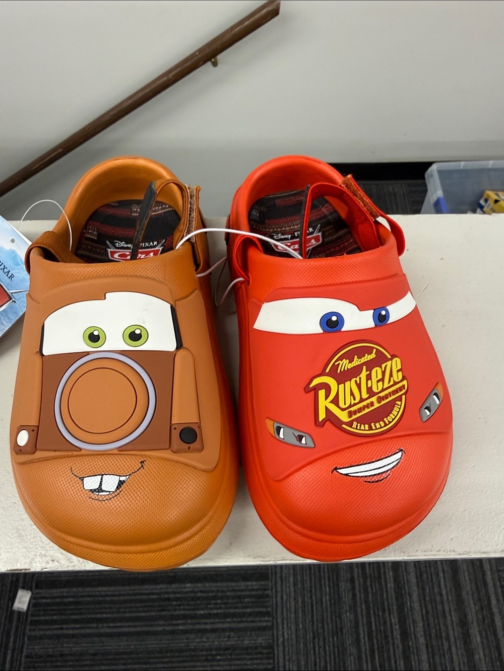 Disney Cars Kids' Character Clogs - Red & Brown Size 9